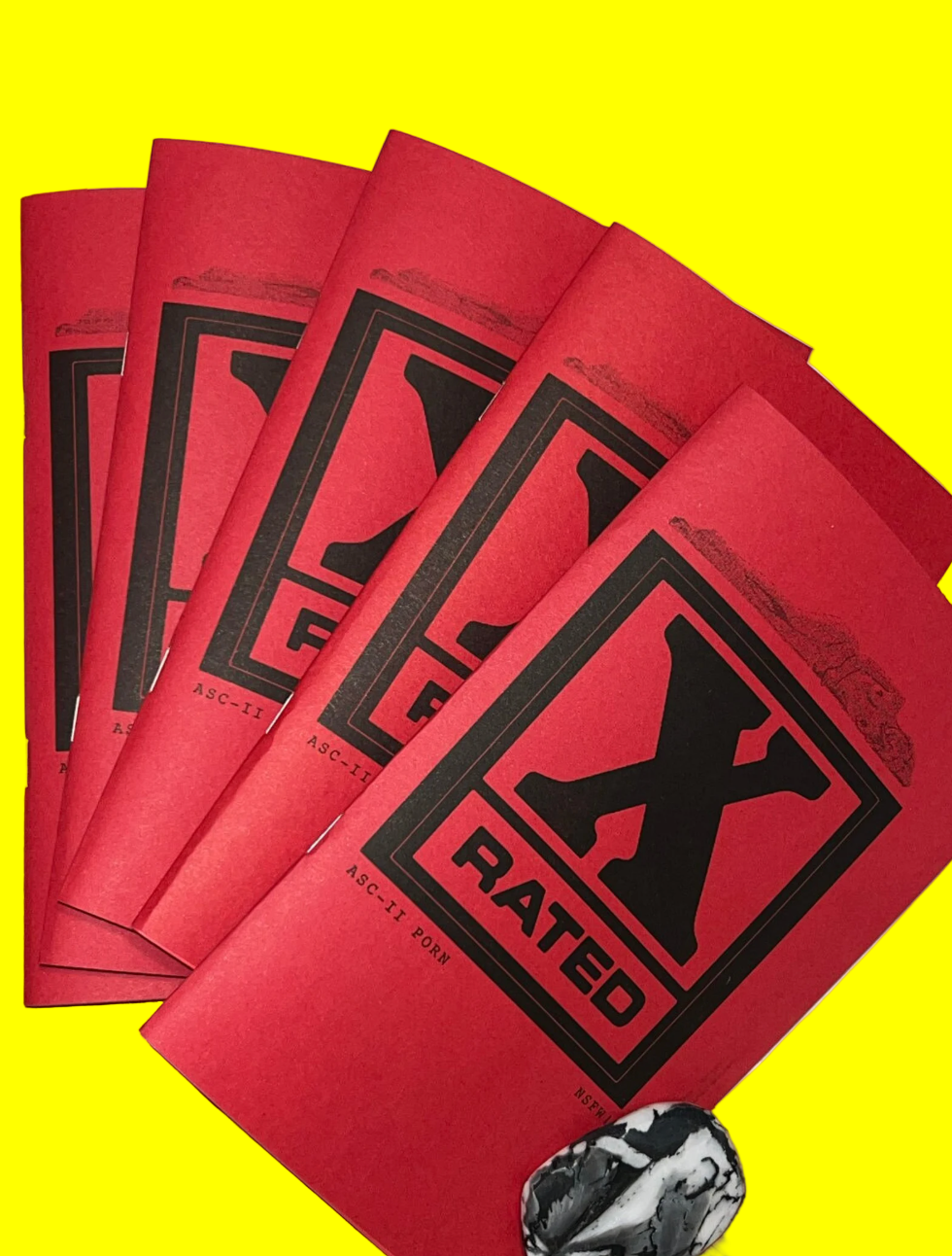 - X-Rated: ASC-II Art • Risograph Printed Zine